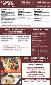 99 fish taco nutrition information. Twisted Taco Carolina Food Co University Of South Carolina
