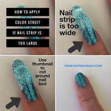 How To Apply Color Street With Large Nail Strip Color Street Nails Color Street Nail Tips They are not vinyl like other brands.