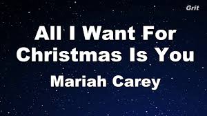 All I Want For Christmas Is You Mariah Carey Karaoke No Guide Melody Youtube Christmas songs playlist karaoke sing along instrumental christmas music with lyrics. all i want for christmas is you mariah carey karaoke no guide melody