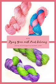 Shop baking & party supplies online at joann. Dying Yarn With Food Coloring