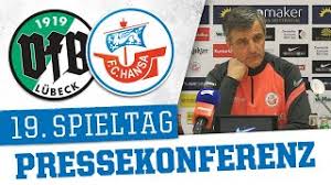 Hansa rostock beim verfolgerduell im städtischen stadion an der grünwalder… 2020 21 19 Spieltag Vfb Lubeck F C Hansa Rostock