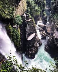 «this is the spectacular pailón del diablo waterfall in baños de agua santa, photographed on a wet…» Todo Lo Que Debes Saber Para Llegar Al Pailon Del Diablo En Ecuador Me Hace Feliz Me Hace Feliz