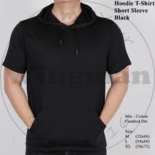 Kaos lengan sambung ini sama seperti kaos lengan pendek dengan sambungan lengan hingga menjadi kaos lengan panjang. Kaos Hoodie Polos Pria Lengan Pendek 3 Warna Shopee Indonesia