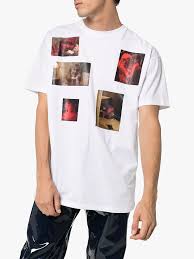 Raf Simons Photograph Print T Shirt Farfetch In 2020 White Cotton T Shirts Print T Shirt Tee Shirt Designs