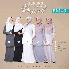 Bawang putih tidak pernah mengeluh nasib buruk yang harus dia hadapi. Baju Kurung Pastel Warna Basic Hitam Putih Grey Kurung Bridesmaids Sedondon Cantik Murah Baju Kurung Plain Murah Shopee Malaysia