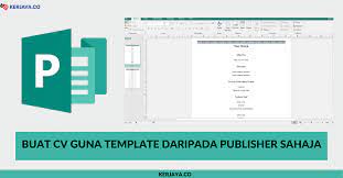 Check spelling or type a new query. Cara Buat Cv Guna Template Microsoft Publisher Sahaja