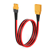 Amazon.com: ELFCULB XT60 to XT90 Adapter Cable 10AWG XT60 ...