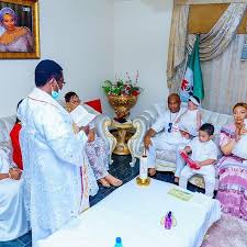 Hope uzodinma's biography, date of birth, age, family, parents, wife, children, education hope uzodinma is the former senator of orlu (imo west) constituency of imo state and the present. Governor Hope Uzodinma And Wife Hold Baptism For Twin Daughters Photos