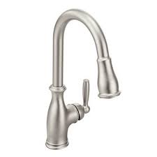 Check spelling or type a new query. Moen 7185srs Brantford Single Handle High Arc Pulldown Kitchen Faucet Spot Resist Stainless Faucetdepot Com