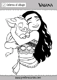 Show your kids a fun way to learn the abcs with alphabet printables they can color. Dibujo Para Colorear Vaiana Moana Coloring Moana Coloring Pages Coloring Pages