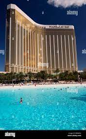 The Pool At The Mandalay Bay Hotel Las Vegas Nevada United States America Usa Stock Photo Alamy