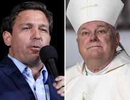 Miami archbishop calls out Florida governor for views