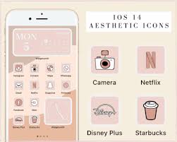 Disney christmas iphone app icons, christmas ios 14 app icon bundle, holiday aesthetic home screen widgets, iphone holiday home screen apps. 50 Iphone Aesthetic App Icons For Ios 14 Home Screen Pink Tan