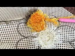 Hali Kaydirmaz Ve Sakalli Ipten Paspas Yapimi Cok Kolay Tig Isi Very Easy Crochet Youtube Tig Isleri Elisi Fikirleri Halilar