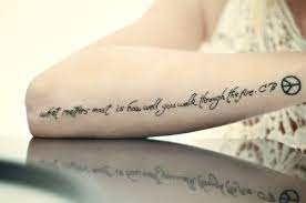 60 Inspirational Tattoo Quotes Showcase Of Art Design Wrist Tattoos Girls Tattoo Quotes Good Tattoo Quotes
