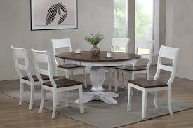 piece extendable rubber solid wood