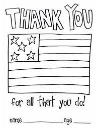 Children Thank You Color Page Soldiers And As A Thank You For Joining Our Cause Veterans Day Coloring Page Veterans Day Activities Service Projects For Kids