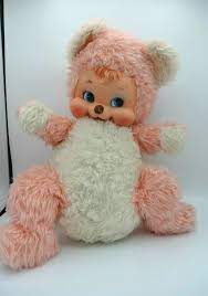 Vintage Rushton Or Similar Large 18 Rubber Face Plush Stuffed Pink Bear Ebay Soft Toy Animals Plush Dog Plush Stuffed Animals