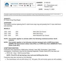 2022 RAM 3500 HO Diesel Aisin Transmission Failures - Airstream ...