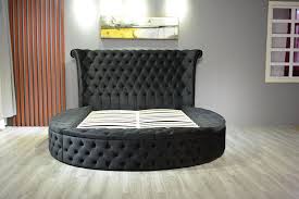 China Round Bed Bed Bed Storage Bed Velvet Bed أثاث غرفة المعيشة سرير غرفة نوم من الصين على Topchinasupplier Com