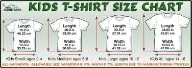 How Do Us Boys T Shirt Sizes Translate To Mens Quora
