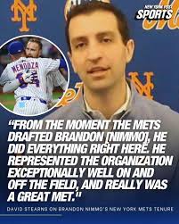 NEW YORK POST SPORTS ትቲ MENDOZA e M "FROM THE MOMENT HE METS DRAFTED  BRANDON [NIMMOJ, HE DID EVERYTHING RIGHT HERE. HE REPRESENTED THE  ORGANIZATION EXCEPTIONALLY WELL ON AND OFF THE FIELD,