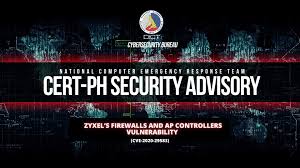 Zyxel has released a patch for the hardcoded credential vulnerability of firewalls and ap controllers recently reported by researchers from eye control . Philippines National Cert Cert Ph Security Advisory Threat Actors Have Been Detected To Be Targeting Zyxel S Firewall And Wlan Controller Products That Contain An Undocumented Account With An Unchangeable Password