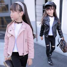 Kids Clothes Jackets For Girls 2018 Spring Girls Coats And Jackets Children Clothing Fashion Girls Leather Jacket 3 Colors 3 15y In 2020 Leather Jacket Girl Kids Outerwear Kids Fashion Clothes