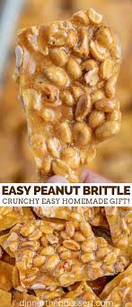 Peanut Brittle Is The Perfect Party Dessert Made With Butter Peanuts And Corn Syrup It S Sweet Crunch Brittle Recipes Peanut Brittle Recipe Peanut Recipes