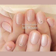 オールシーズン オフィス ラメ ワンカラー ビジュー my roomのネイルデザイン no 2654102 ネイルブック ネイル ネイルデザイン かわいいネイルデザイン