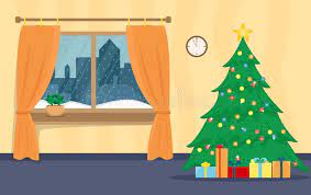 Interior illustration cartoons vector room living room background home cartoon. Cartoon Living Room Christmas Stock Illustrations 1 521 Cartoon Living Room Christmas Stock Illustrations Vectors Clipart Dreamstime