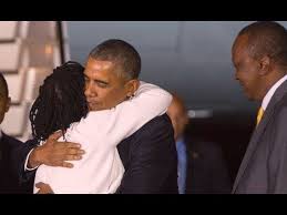 Auma obama is barack obama's sister from kenya. Auma Steals The Show As Obama Lands Youtube