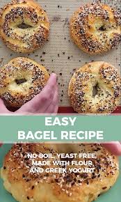 Black And White Bagel Flavor Easy Bagel Recipe Bagel Recipe Easy Bagel Recipe Recipes