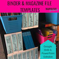Our team will work with you to reduce data entry time, improve tracking, access data from difficult sources or simply get the data where you need it on a label. Binder Magazine File Editable Templates Labels Tpt