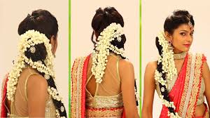 You can wear your hair down and still incorporate. Simple Indian Hairstyles For Long Hair For Wedding Reception Party Bridal Hairstyle Step By Step Youtube