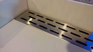 Small tiles allows linear drain shower to increase the use of tile or stone. Installing A Linear Shower Drain First Decisions Trenchdrainblog Com
