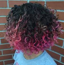 Loving The Pink Curly Hair Styles Naturally Dyed Curly Hair Hair Styles