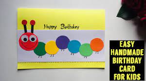 How to make a birthday card. How To Make Handmade Birthday Card For Kids Birthday Card For Kids Handmade Youtube