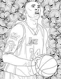 Includes images of baby animals, flowers, rain showers, and more. Kobe Bryant Nba Star Coloring Page Black History Month Resource By Color In Fun