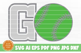 Download Go Softball Svg Cut File Graphic By Vectorcreationstudio Creative Fabrica PSD Mockup Templates