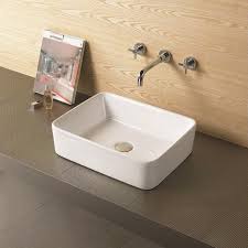 Farm Style Rectangle Bathroom Top Mount Basin Sink Bathroom Sinks For Sale Rectangular Sink Bathroom Basin Sink Bathroom