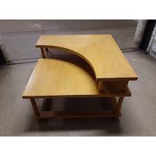 Maybe you would like to learn more about one of these? 1950s Mid Century Modern T H Ronsjohn Gibbings Widdicomb 2 Tier Corner Table Chairish