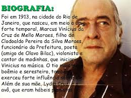 Vinicius de moraes foi um poeta, dramaturgo, escritor, compositor e diplomata brasileiro. Antologia Poetica Vinicius De Moraes 3Âª A 2011