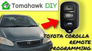 Toyota prius auris verso key protective case cover keyless go. How To Program A Toyota Corolla Remote Fob 2003 2008 Youtube
