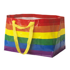 The Ikea Bag Is Getting A Limited Edition Redesign For A Good Cause Hunker Rainbow Bag Multi Colored Bag Ikea
