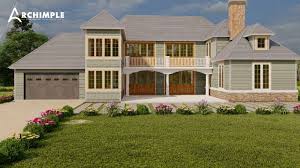 Opposite the stair is a 4 m by 4 m bedroom which can also serve as a guest room for this contemporary house. Archimple How To Pick The Best Traditional 5 Bedroom House Plans