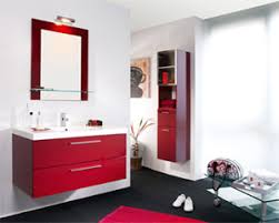 Salle de bain rouge et blanc jean marie art. Salle De Bain Rouge Et Gris Bright Shadow Online