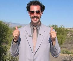 First Look At Borat 2 As Sacha Baron Cohen Strips Naked Apart From Face Mask Famous Times