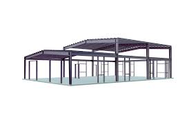 Differing from the farmhouse style trend, barndominium designs often feature a gambrel roof, open concept floor plan, and a rustic aesthetic reminiscent of repurposed pole barns converted into living spaces. 40x60 Barndominium Kit Plans Quick Prices General Steel Shop