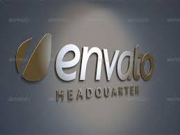 Realistic 3d Wall Logo Mockup Smart Template V 3 Affiliate Logo Aff Wall Realistic Template In 2020 Wall Logo Logo Mockup Free Graphic Design